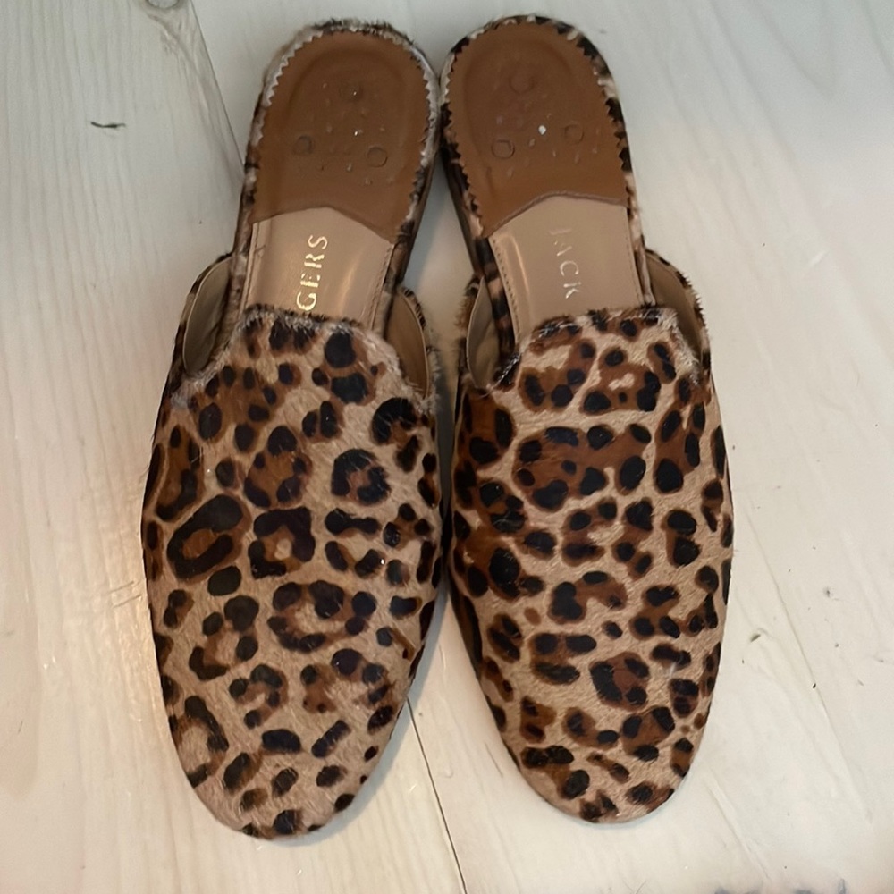 Jack Rogers cheetah mules